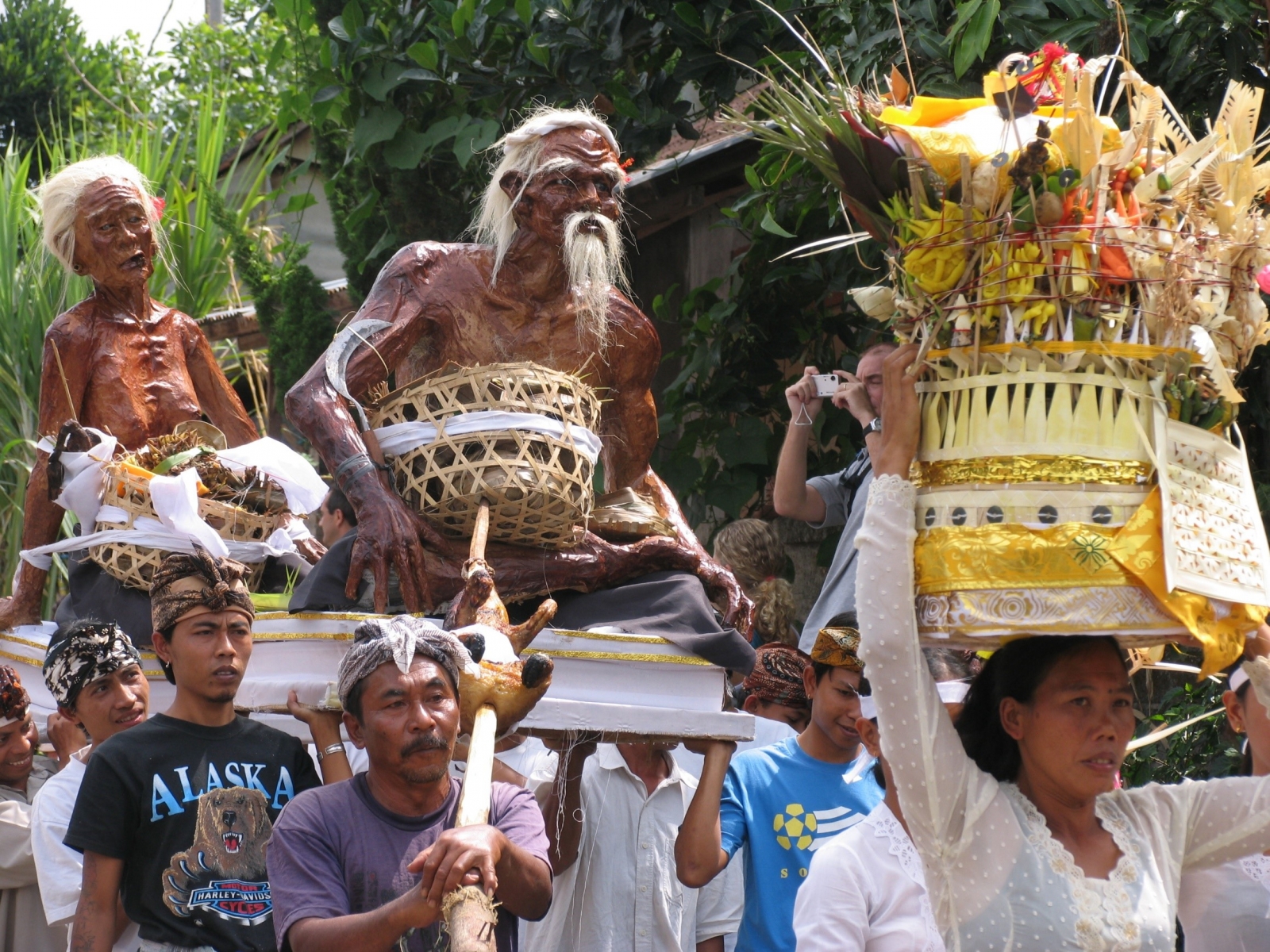 ceremonie in Bali