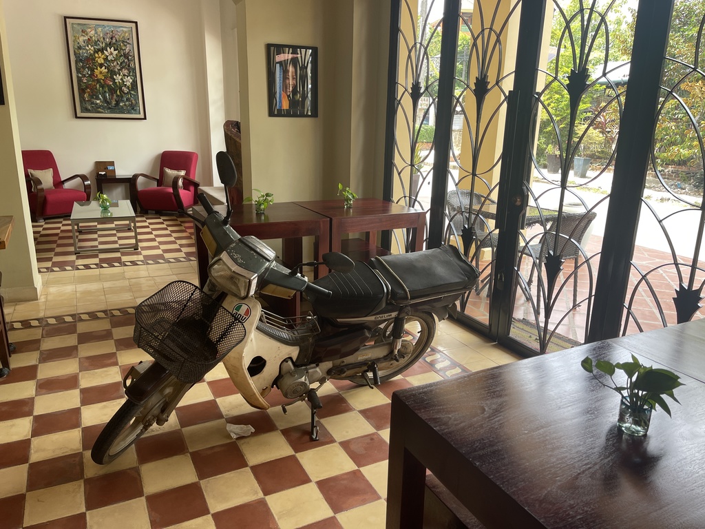 Kampot hotel met authentiek interieur