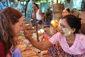 Op de markt in Bagan (Myanmar)